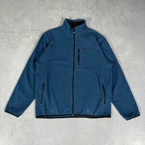 Timberland Full Zip Fleece Jacket Blue - Size: L